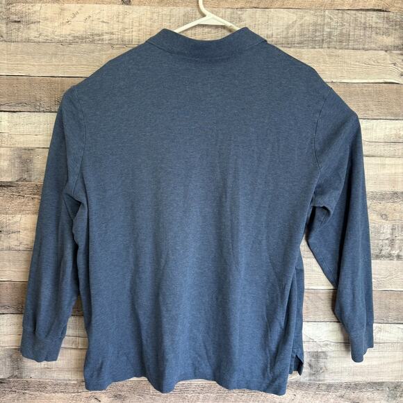 Polo Ralph Lauren Mens Polo Shirt XL Blue Long Sleeve Classic Pony Preppy - Picture 6 of 8
